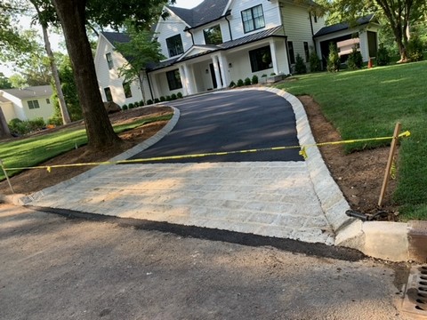 Cambridge Paving Stones Walkway Reconstruction and Bluestone Step Installation in Ramsey, NJ