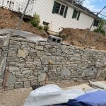Retaining Wall with Drainage System in Woodcliff Lake NJ
