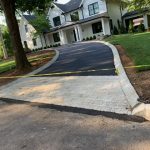 Belgian Block Driveway for New House in Franklin Lakes, NJ