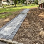 Cambridge Paving Stones Walkway Reconstruction and Bluestone Step Installation in Ramsey, NJ