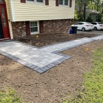 Cambridge Paving Stones Walkway Reconstruction and Bluestone Step Installation in Ramsey, NJ